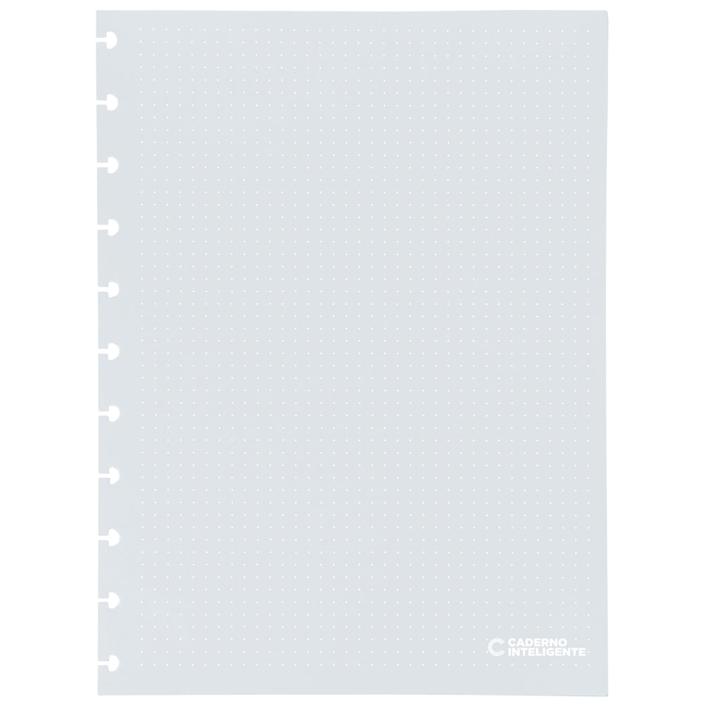 Refil Linhas Brancas Pontilhado