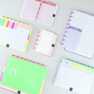 Cadernos, agendas e planners inteligentes.