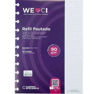 Refil Pautado (Cópia) Caderno Inteligente ®