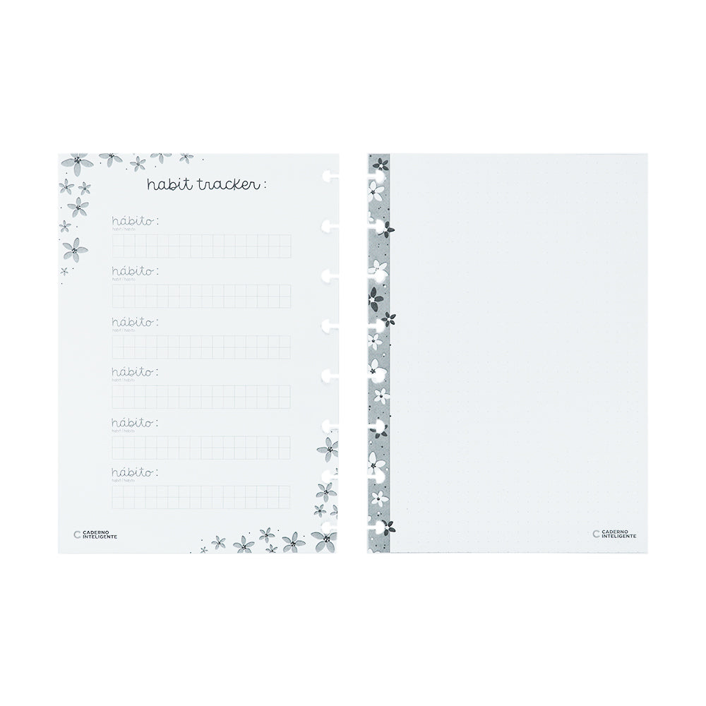 Refil Planner Pink Blossom by Sof Caderno Inteligente ®