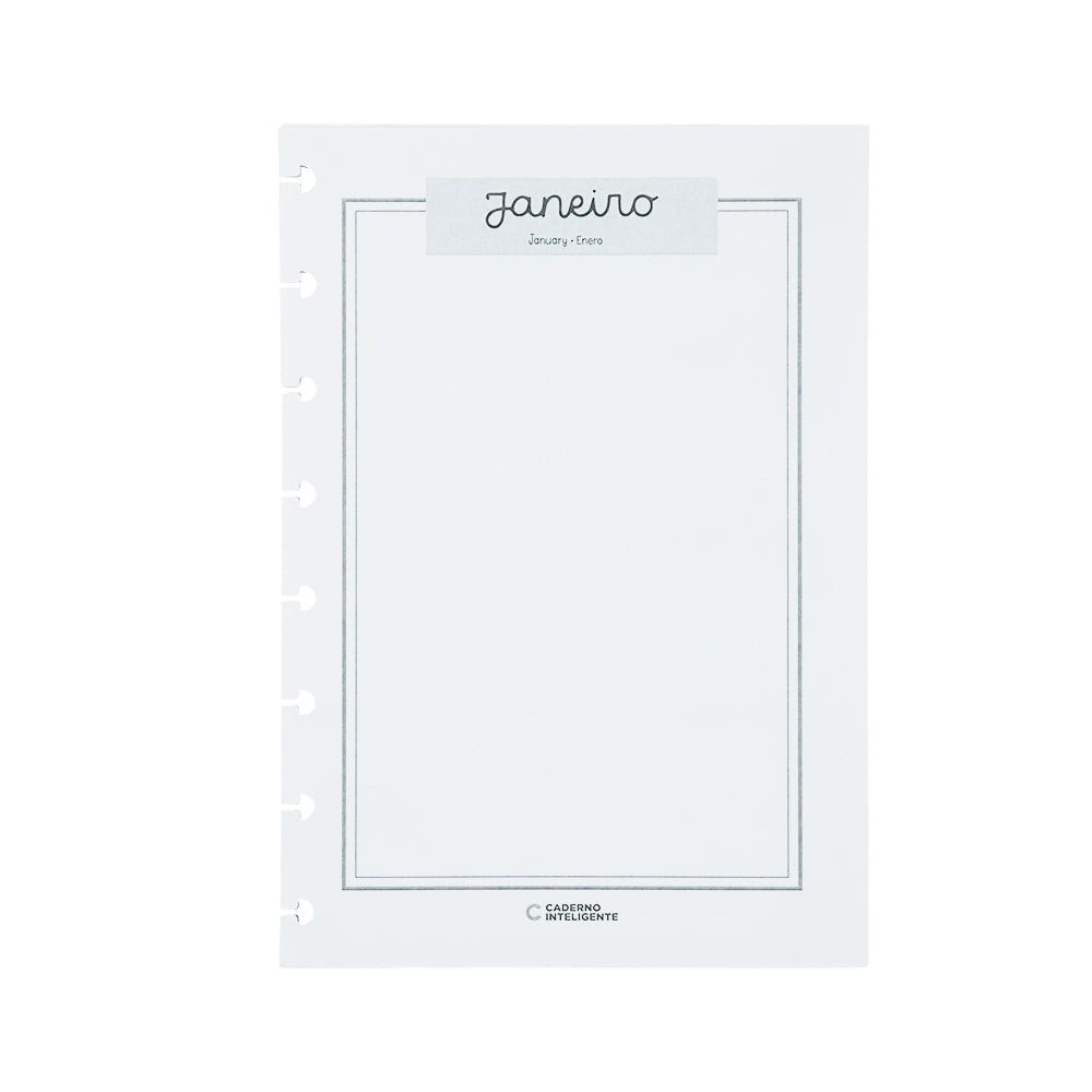 Refil Planner Pink Blossom by Sof Caderno Inteligente ®