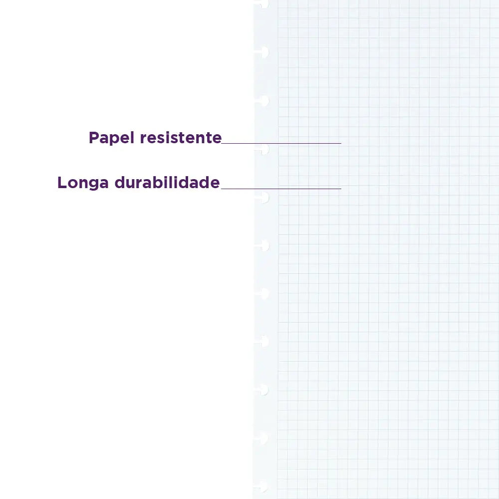 Refil Quadriculado Caderno Inteligente ®