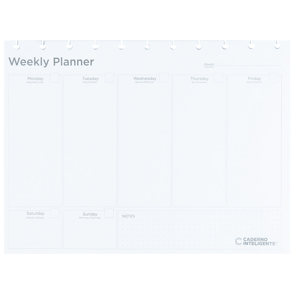 Refil Weekly Planner My Frame (cópia) Caderno Inteligente ®