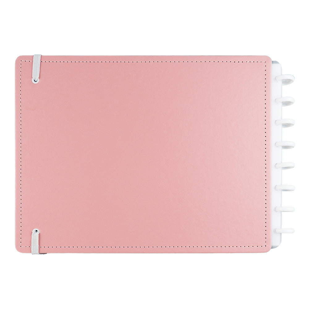 Contracapa do Sketchbook Rose Grande.