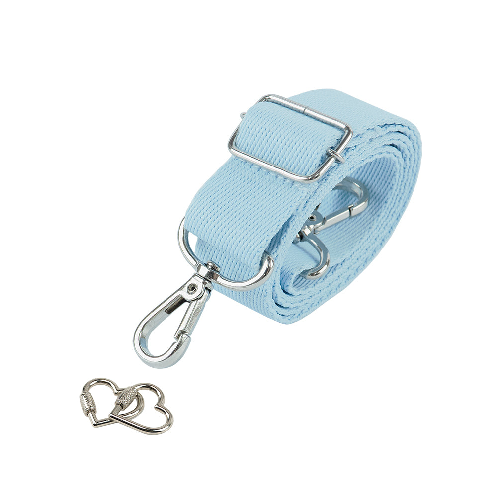 Strap & Go, na cor Baby Blue, enrolado.