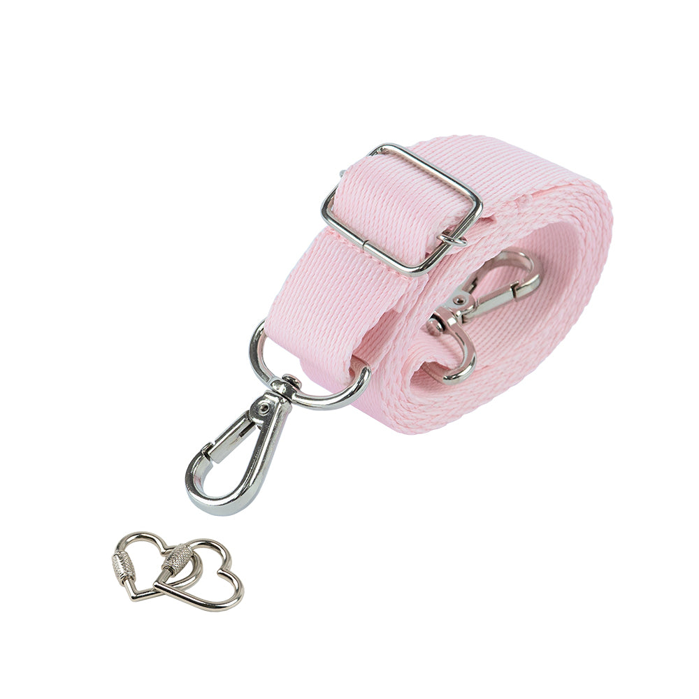 Strap & Go na cor Baby Pink, enrolado.