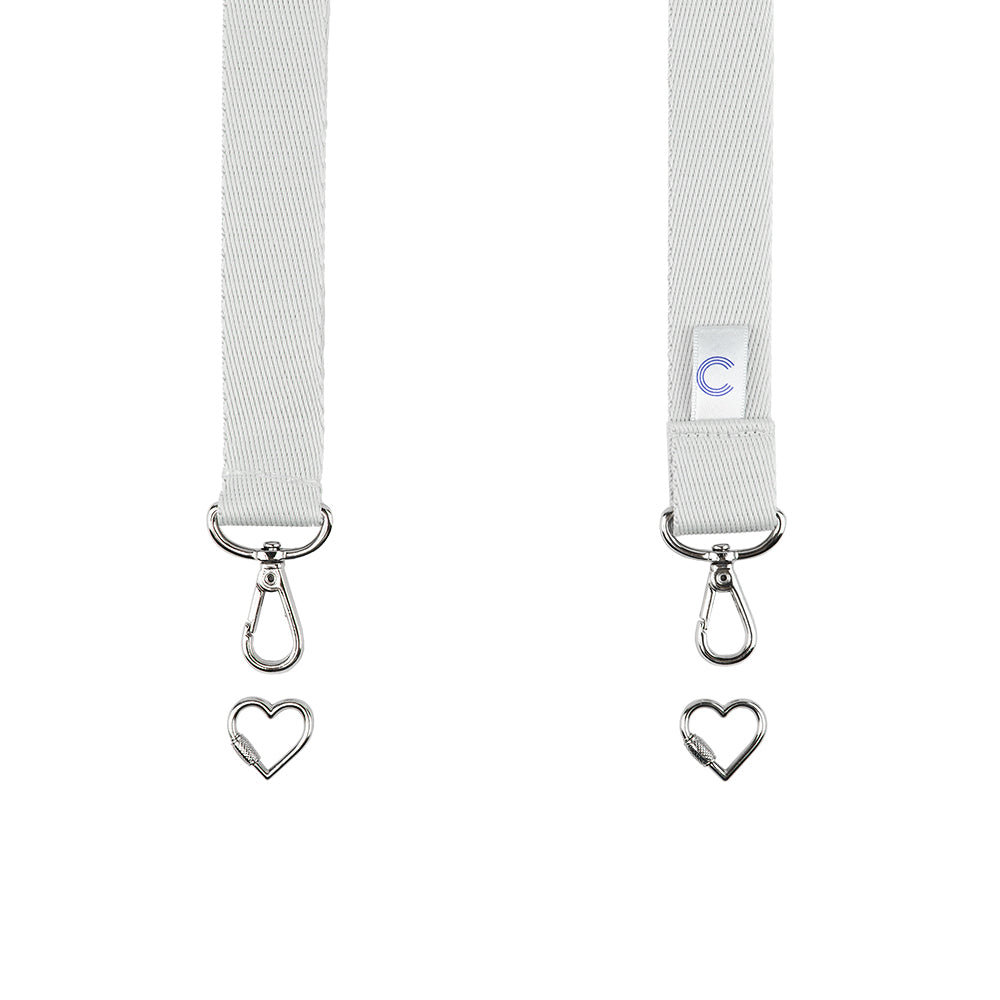 Os dois lados do Strap & Go, cor Gelo.