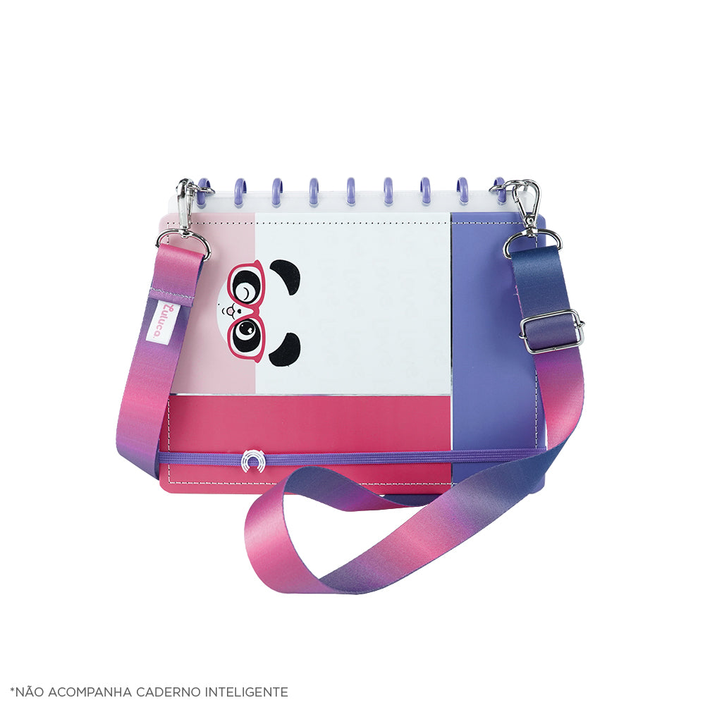 Strap & Go Luluca acoplado em um Caderno Inteligente.