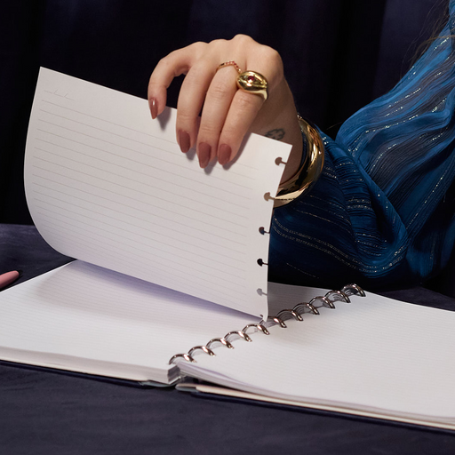 Folhas reposicionáveis